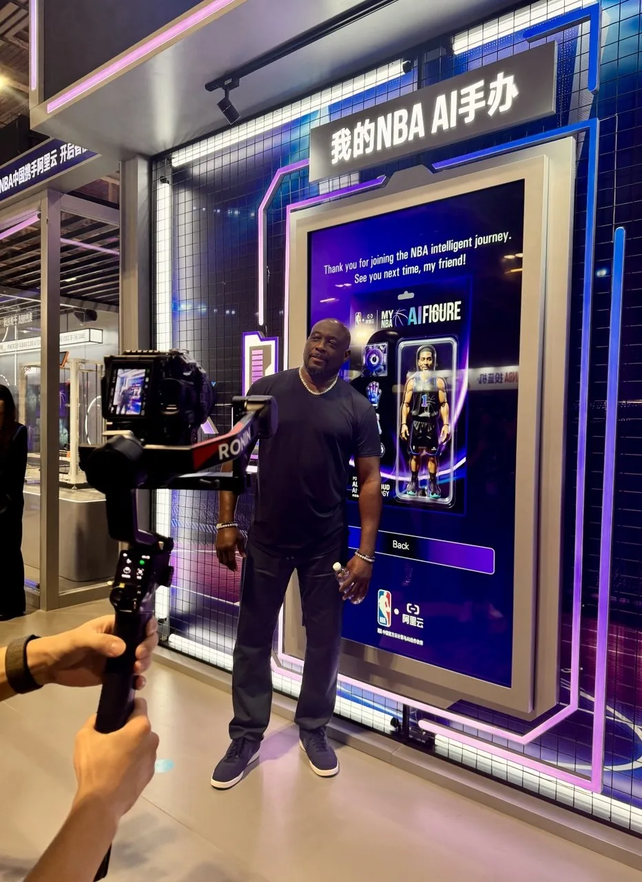 The NBA AI Figure experience — NBA China Games 2025, Macao