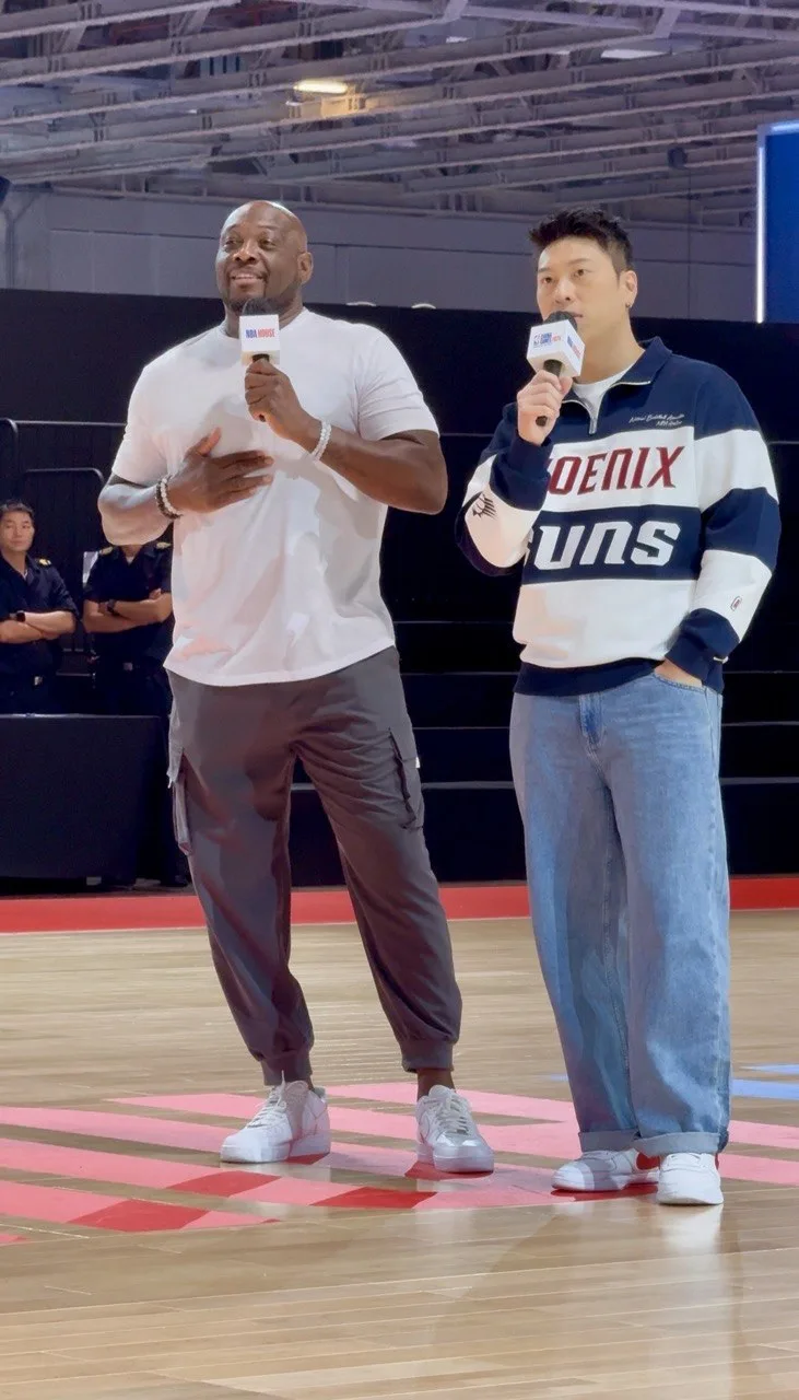 Hosting on the NBA House court — NBA China Games 2025, Macao