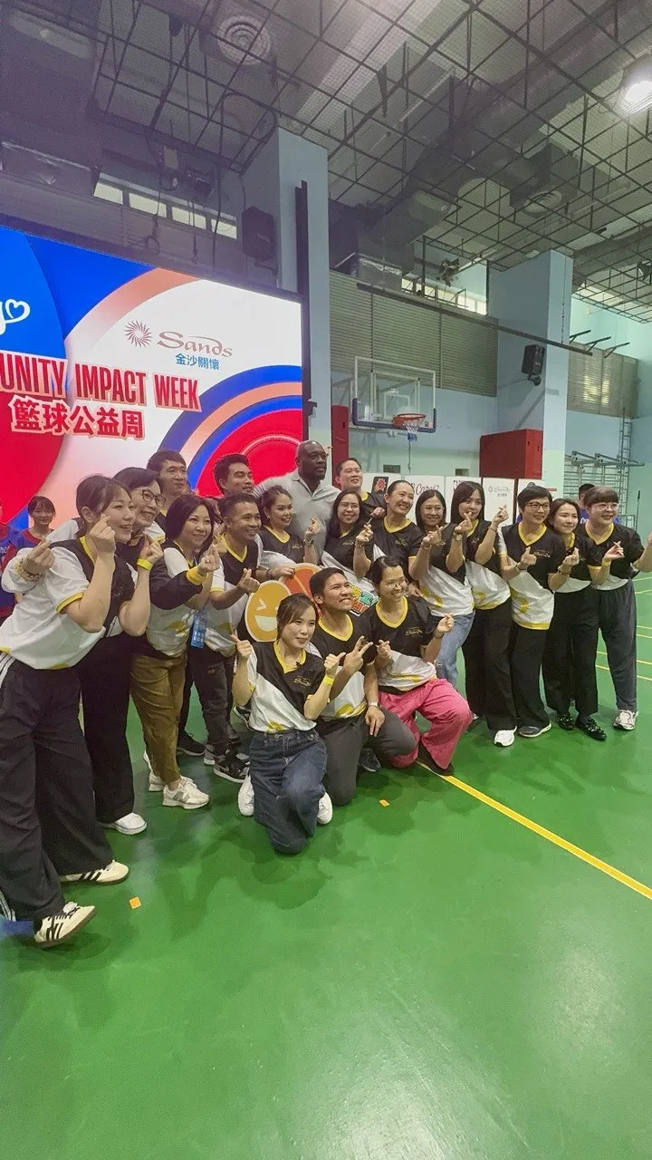 Community Impact Week — with the Sands team — NBA China Games 2025, Macao
